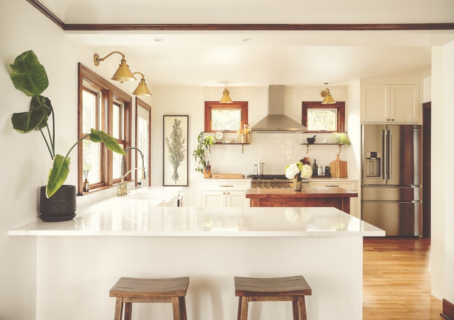 Bright renovated kitchen in a North Admiral home